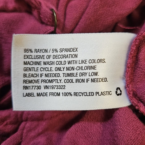 Cranberry colored Dress - Picture 7 of 7